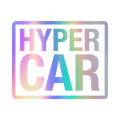 HYPERCAR holographic vinyl sticker